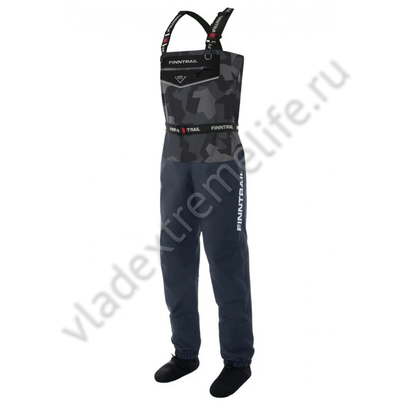 Вейдерсы под ботинок FINNTRAIL 1539 Waders Enduro CamoShadowBlack M Вейдерсы под ботинок FINNTRAIL 1539 Waders Enduro CamoShadowBlack M