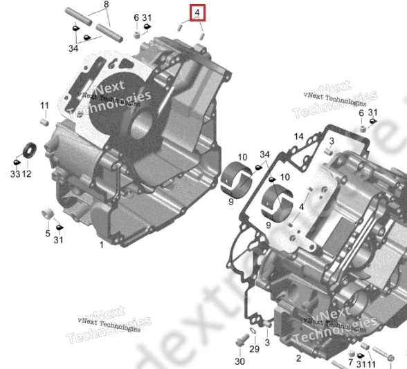420929650 Шплинт Для Ski Doo 290929650 420929650 Шплинт Для Ski Doo 290929650