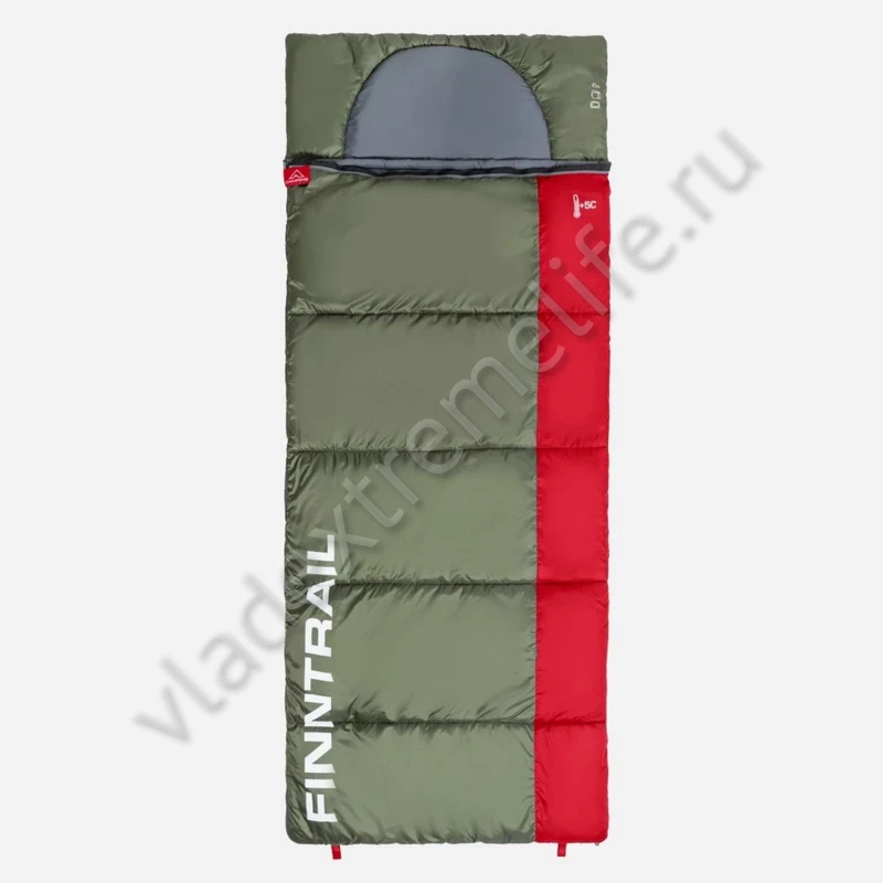 Спальный мешок Finntrail 4Seasons Red 1030 Спальный мешок Finntrail 4Seasons Red 1030