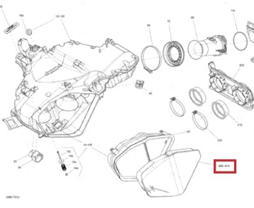 415129377 Воздушный Фильтр Для Ski Doo 415129377 Воздушный Фильтр Для Ski Doo