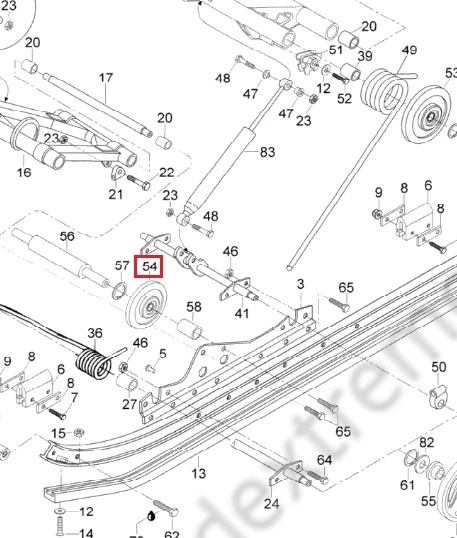 503190798 Ролик Гусеницы Для Ski Doo 503190798 Ролик Гусеницы Для Ski Doo