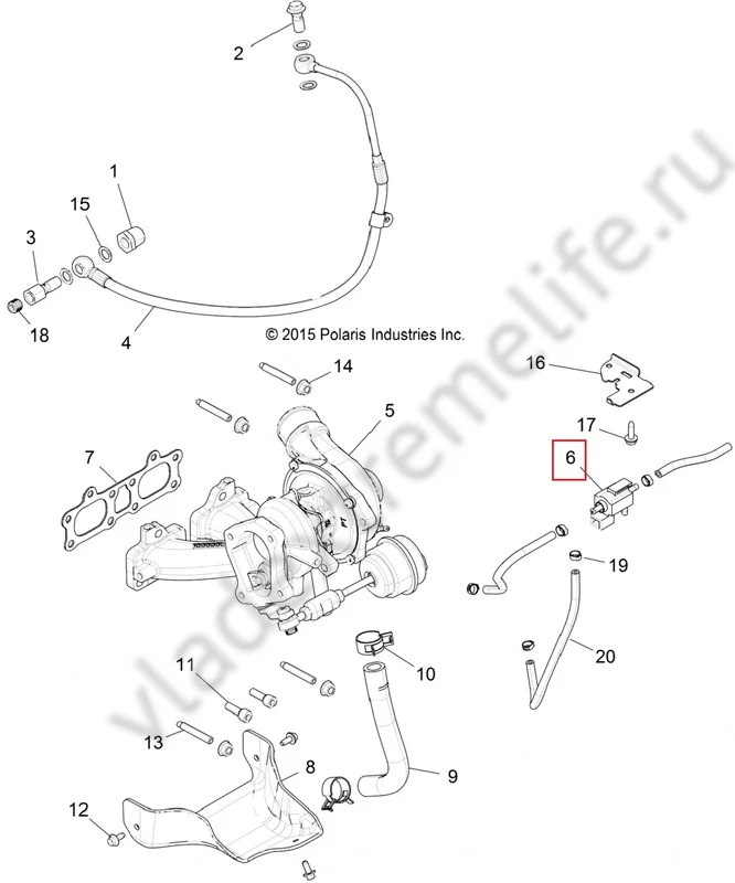 4011285 Клапан Турбины Для Polaris 4011285 Клапан Турбины Для Polaris