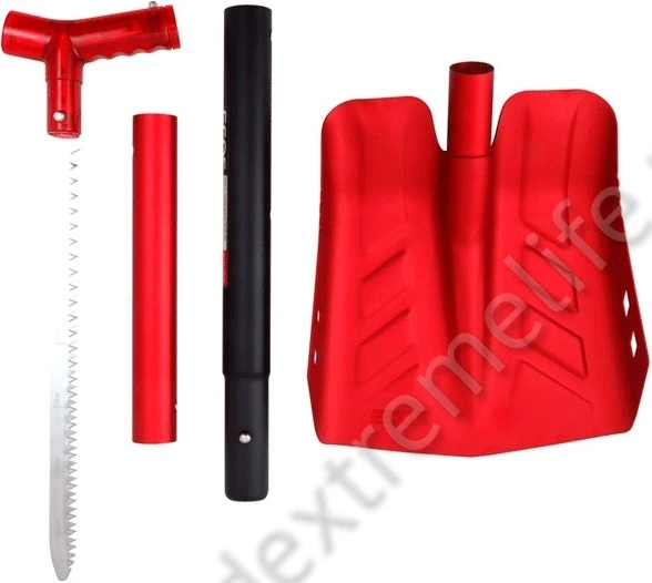 515 ECOS Лопата Телескопическая Алюминиевая Красная С Пилой 515 ECOS Лопата Телескопическая Алюминиевая Красная С Пилой