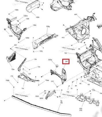 518328693 Кронштейн Для Ski Doo Gen4 518328693 Кронштейн Для Ski Doo Gen4