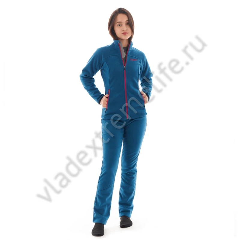 Флисовая Кофта Женская Dagonfly Level, Blue Pink 700250-23-448 Флисовая Кофта Женская Dagonfly Level, Blue Pink 700250-23-448