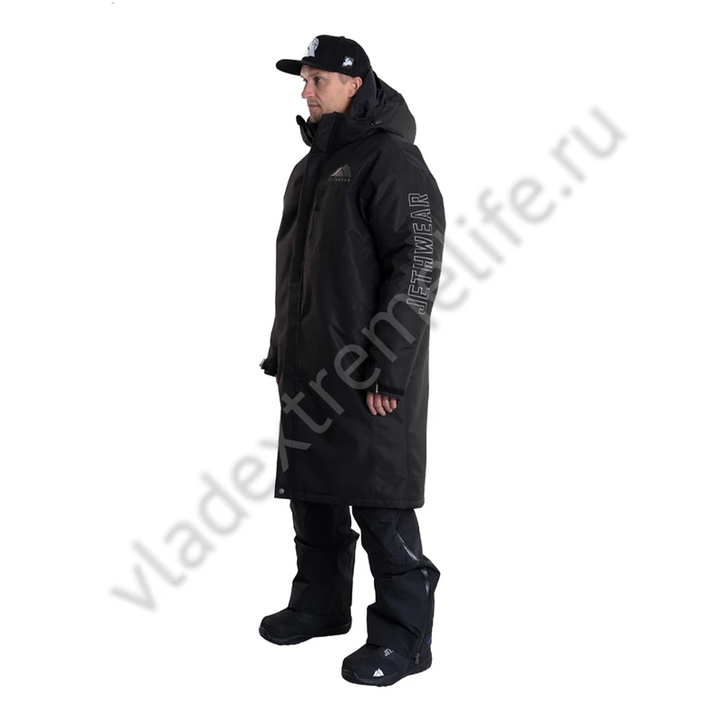 Пальто Jethwear Pit с утеплителем Black/Grey, L, J2261-049-L_Sample
