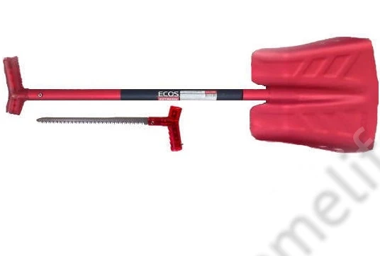 515 ECOS Лопата Телескопическая Алюминиевая Красная С Пилой 515 ECOS Лопата Телескопическая Алюминиевая Красная С Пилой