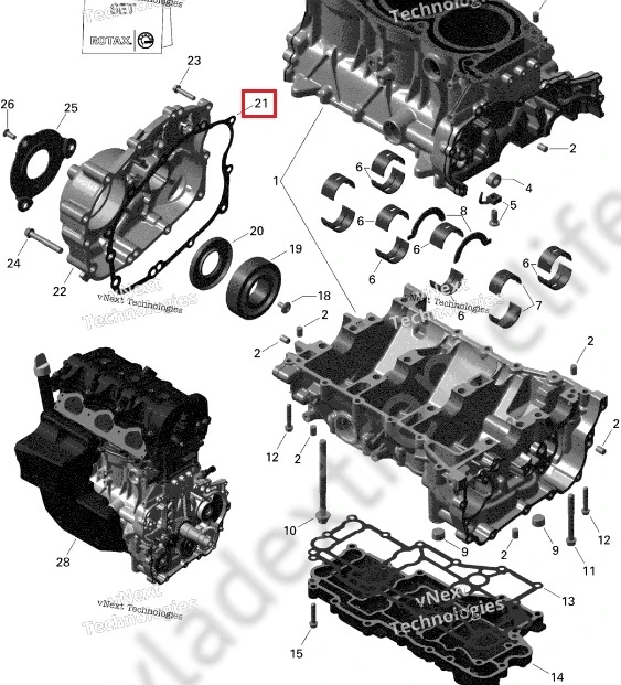 420430760 Прокладка Крышки Двигателя Для Ski Doo 1200 420430760 Прокладка Крышки Двигателя Для Ski Doo 1200