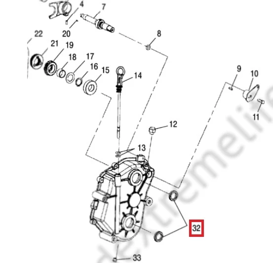 3610134 Сальник КПП Для Polaris 3610134 Сальник КПП Для Polaris