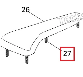 293730021 Пистон Белый Для Ski Doo 293730021 Пистон Белый Для Ski Doo