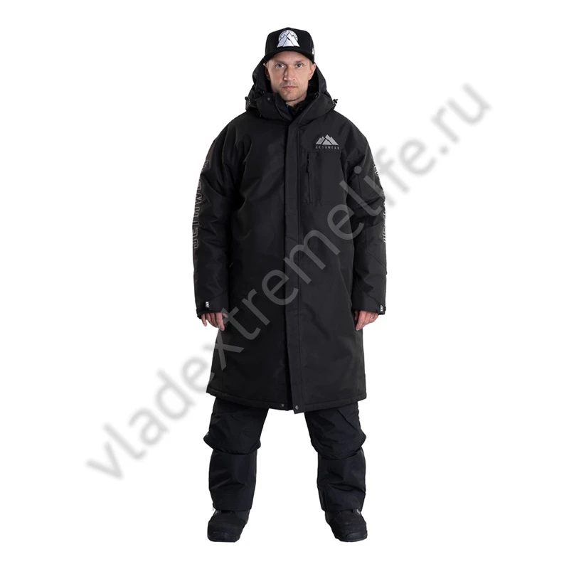 Пальто Jethwear Pit с утеплителем Black/Grey, L, J2261-049-L_Sample