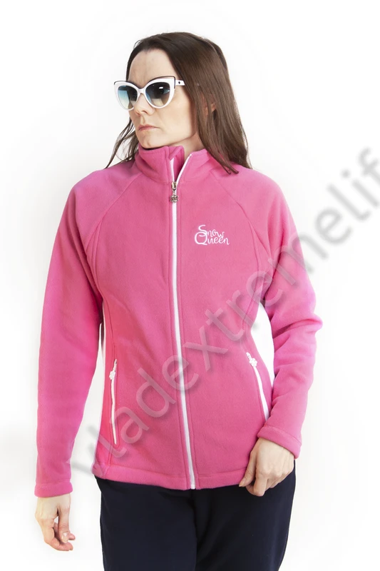 Флисовая Кофта Женская VEL Zip Pink/White Флисовая Кофта Женская VEL Zip Pink/White