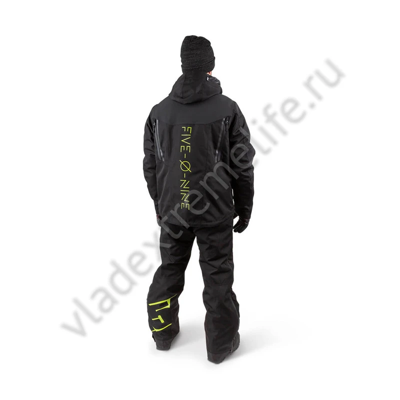 Куртка 509 R-200 с утеплителем Black with Lime, LG, F03001101-140-350
