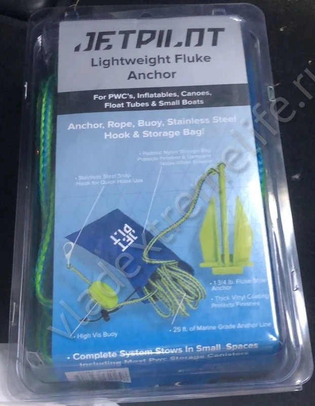 JA7002 JET PILOT Якорь Дэнфорта 0,79 КГ JA7002 JET PILOT Якорь Дэнфорта 0,79 КГ