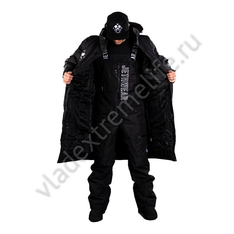 Пальто Jethwear JW с утеплителем Black/White, L, J1861-001-L