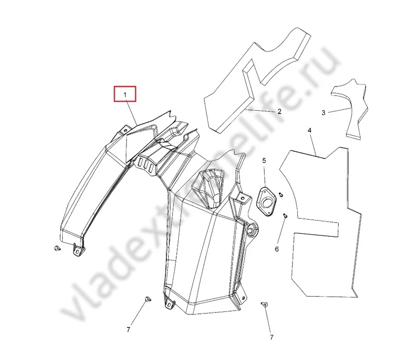 2206200 Консоль Для Polaris AXYS 2206200 Консоль Для Polaris AXYS