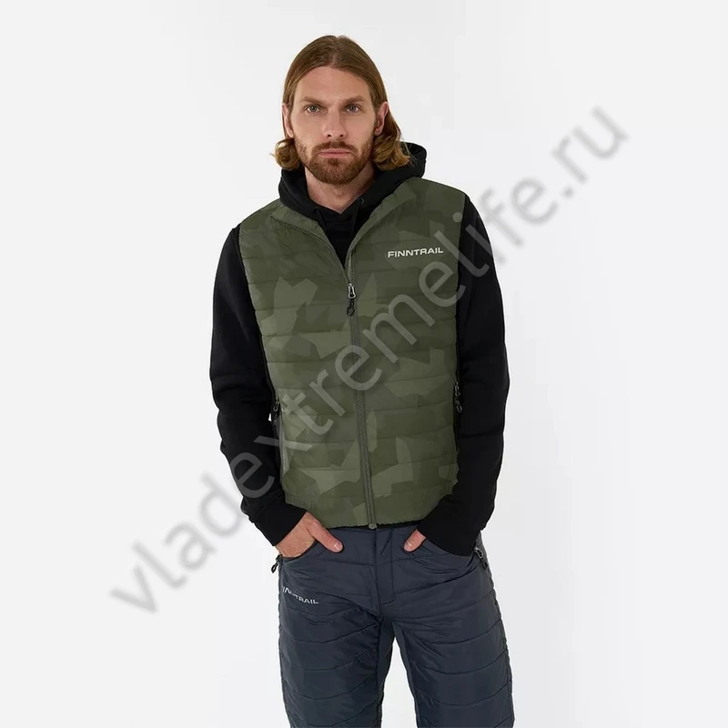Терможилет FINNTRAIL 1506 Thermal Jacket Master vest CamoShadowGreen M Терможилет FINNTRAIL 1506 Thermal Jacket Master vest CamoShadowGreen M