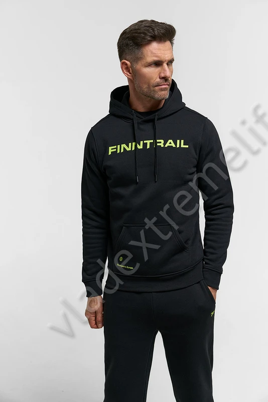 ТОЛСТОВКА ХУДИ FINNTRAIL H-LOGO, black, размер XL ТОЛСТОВКА ХУДИ FINNTRAIL H-LOGO, black, размер XL