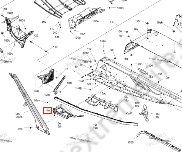 293450267 Крепеж Для Ski Doo 293450267 Крепеж Для Ski Doo