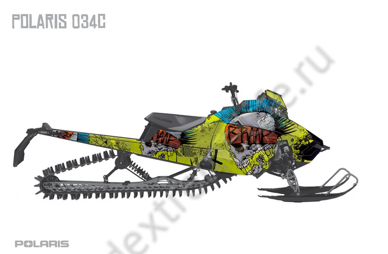 Наклейки VEL На Снегоход Polaris Axys 034C