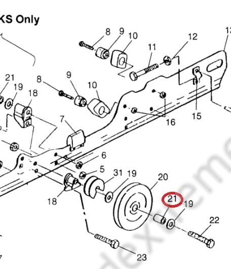 5333116 Втулка Ролика Гусеницы Для Polaris 5333116 Втулка Ролика Гусеницы Для Polaris