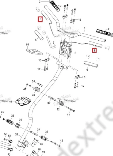 506152422 Подогрев Ручки Руля Для Ski Doo 506152422 Подогрев Ручки Руля Для Ski Doo