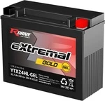 YTX24HL-GEL RDRIVE Аккумулятор EXTREMAL Gold AGM 12В 22 АЧ Стартерный Герметичный Для Мототехники