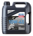 7512 LIQUI MOLY НС-Синтетическое моторное масло для мотоциклов 4Tактное Motorbike Street 10W-40 4 литра